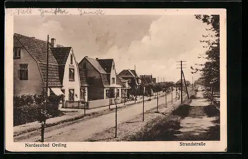 AK Ording, Strandstrasse