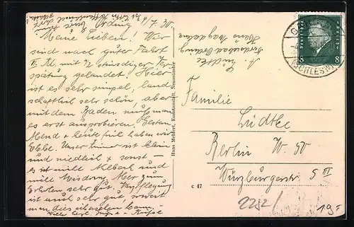 AK Ording, Strandstrasse