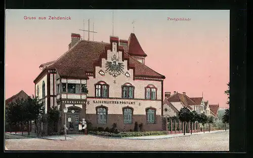 AK Zehdenick, Postgebäude