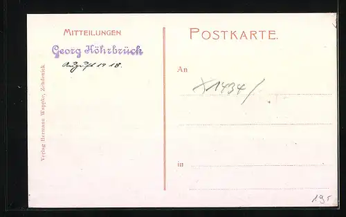 AK Zehdenick, Postgebäude