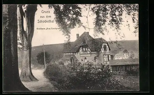 AK Schockethal, Gasthaus Zum Landgrafen
