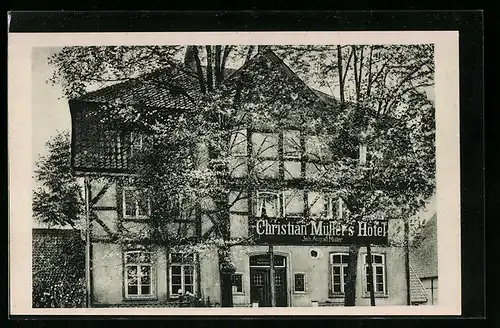 AK Duingen, Christian Müller`s Hotel von August Müller