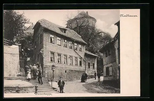 AK Nordhausen, Blick auf die Wassertreppe