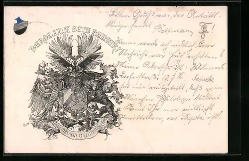 AK Berlin, Berolina, Studentenwappen