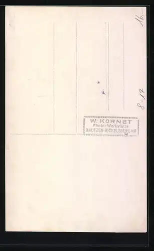 AK Schornsteinfeger mit Zigarette