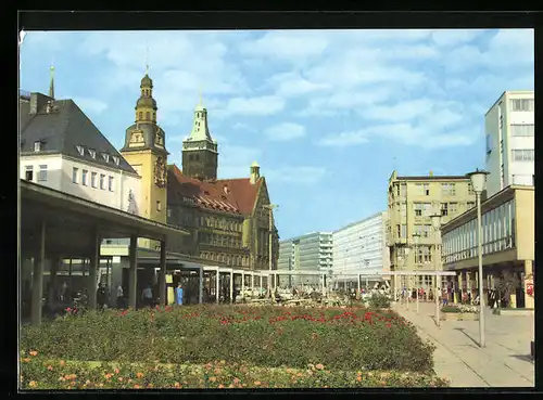 AK Karl-Marx-Stadt, Rosenhof, Kirche