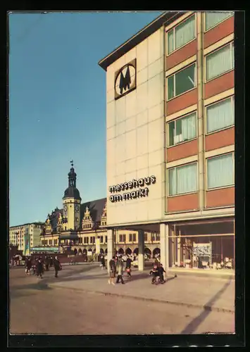 AK Leipzig, Messehaus am Markt, Altes Rathaus