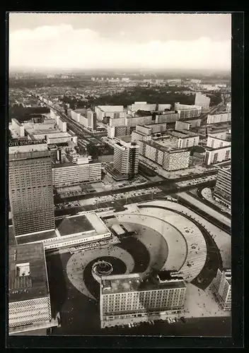 AK Berlin, Der Alexanderplatz aus der Vogelschau