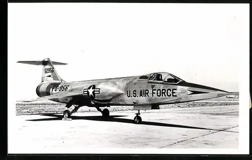 Fotografie Flugzeug Lockheed F-104 Starfighter der USAF, Kennung F-6-956