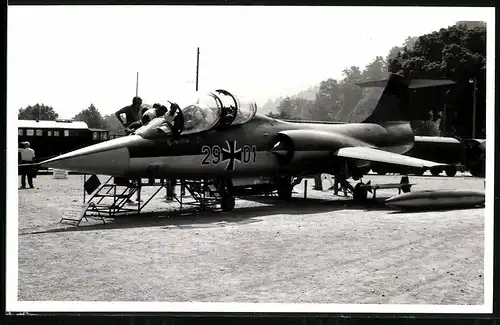 Fotografie Flugzeug Lockheed F-104 Starfighter der Luftwaffe, Kennung 29-01