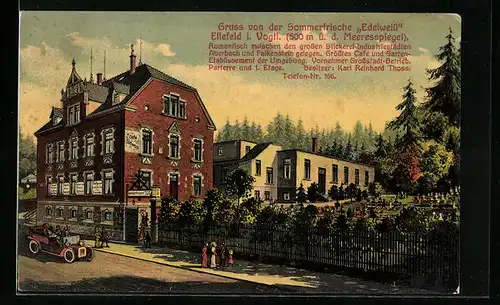AK Ellefeld i. Vogtl, Gasthaus Edelweiss