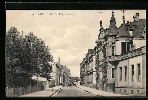 AK Kaiserslautern, Logenstrasse mit Passanten