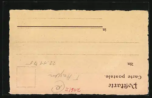 Lithographie Gutenfels /Rh., Ortsansicht mit Pfalz, Rheindampfer, Wappen