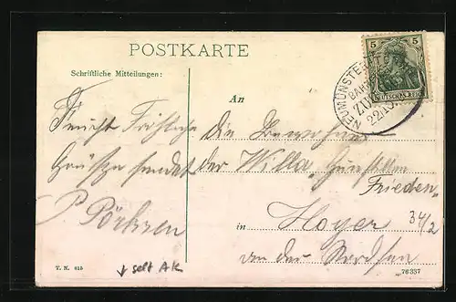 AK Hohenwestedt, Partie in der Lindenstrasse, mit Kindern