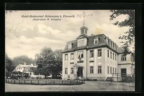 AK Eisenach, Hotel-Restaurant Hohesonne von W. Schaefer