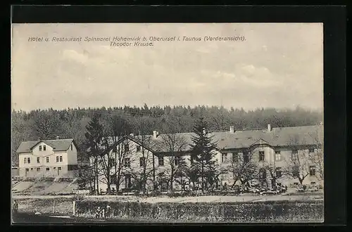 AK Oberursel i. Taunus, Hotel und Restaurant Spinnerei Hohemark von Rheodor Krause