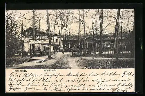 AK Helmstedt, Restaurant und Pension Waldfriede