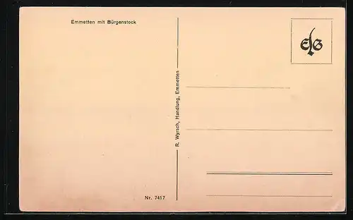 AK Emmetten, Ortsansicht mit Bürgenstock