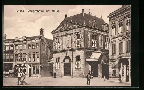 AK Gouda, Waaggebouw met Markt