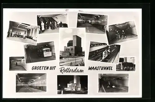 AK Rotterdam, Maastunnel, Bus