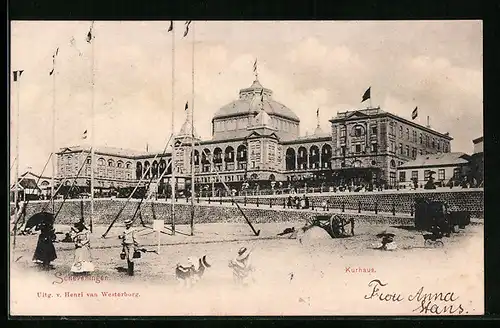 AK Scheveningen, Blick auf das Kurhaus
