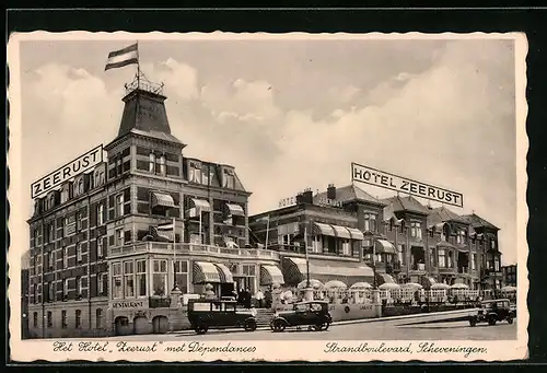 AK Scheveningen, Het Hotel Zeerust met Dependances, Strandboulevard