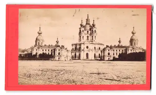 Fotografie Felisch, St. Petersburg, Ansicht St. Petersburg, Blick auf die Erziehungshäuser des Smolna Klosters