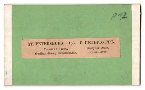 Fotografie Felisch, St. Petersburg, Ansicht St. Petersburg, Strassenpartie am Gostinof-Dwor, Handelsbazar