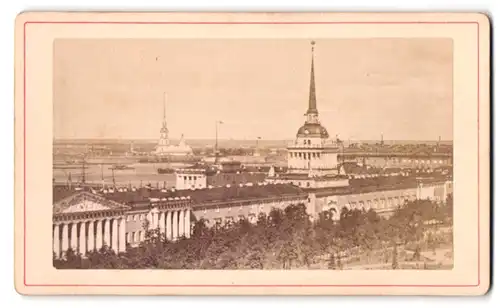 Fotografie unbekannter Fotograf, Ansicht St. Petersburg, Blick auf die alte Admiralität