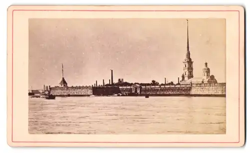 Fotografie unbekannter Fotograf, Ansicht St. Petersburg, Blick nach der Peter und Paul Festung