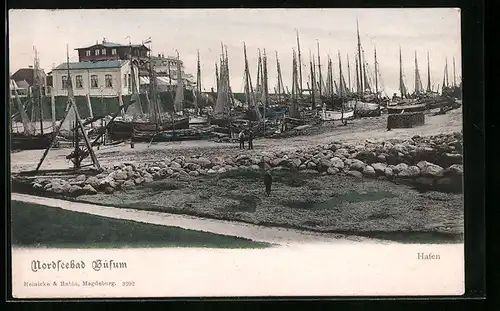 AK Büsum, Hafen mit Segelbooten