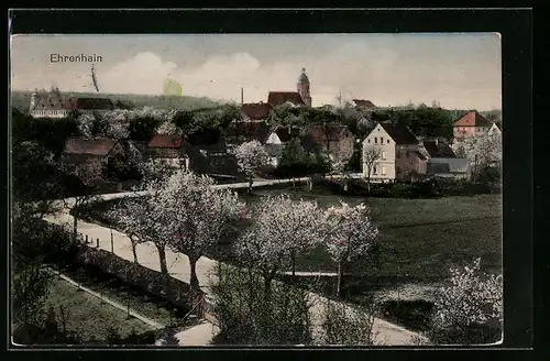 AK Ehrenhain, Gesamtansicht aus der Vogelschau