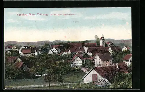 AK Neukirch bei Tettnang, Ortsansicht aus der Vogelschau