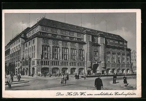 AK Berlin-Charlottenburg, Kaufhaus KaDeWe, Tauentzienstrasse