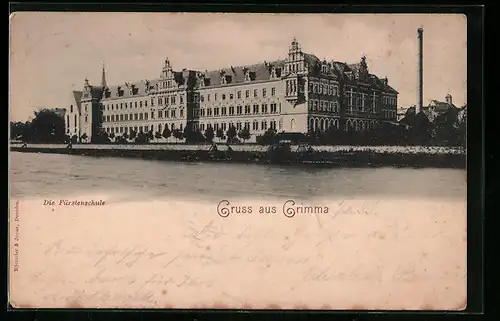 AK Grimma, Blick auf die Fürstenschule