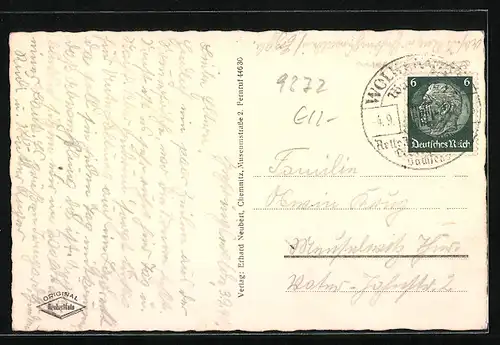 AK Wolkenstein-Warmbad, Badegäste im Freibad