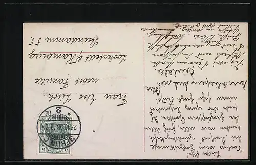 AK Prinz u. Prinzessin August Wilhelm von Preussen