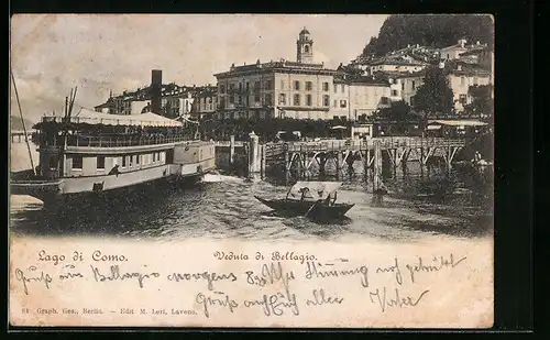 AK Bellagio /Lago di Como, Veduta di Bellagio