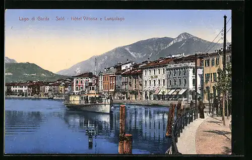 AK Saló /Lago di Garda, Hotel Vittoria e Lungolago