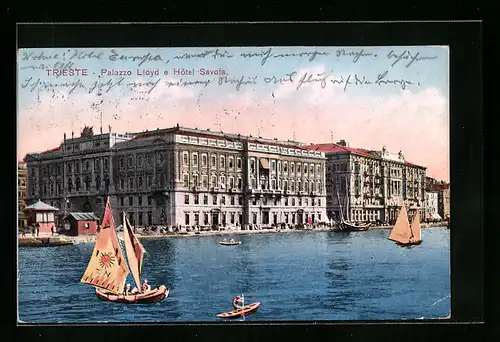 AK Trieste, Palazzo Lloyd e Hotel Savoia