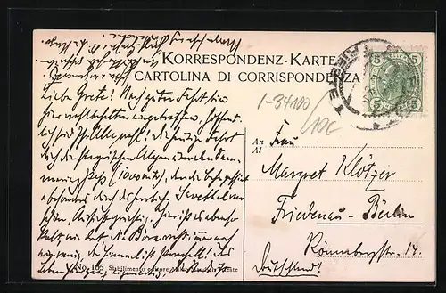 AK Trieste, Barcola, Ortspartie mit Gewässer