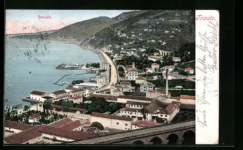 AK Trieste, Barcola, Hafenpartie