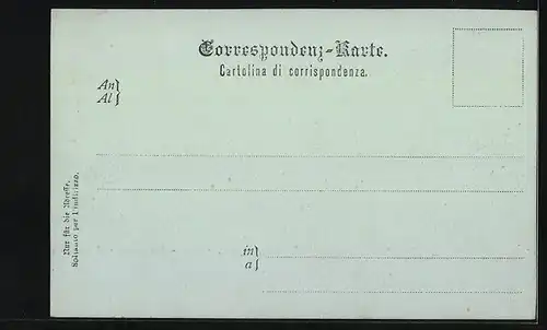 Mondschein-AK Triest, Tergesteo e Borsa vecchia