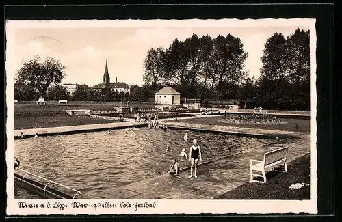 AK Werne a. d. Lippe, Warmquellen Sole-Freibad