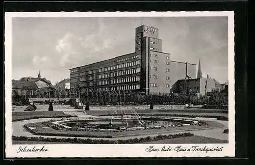 AK Gelsenkirchen, Hans Sachs-Haus und Froschquartett