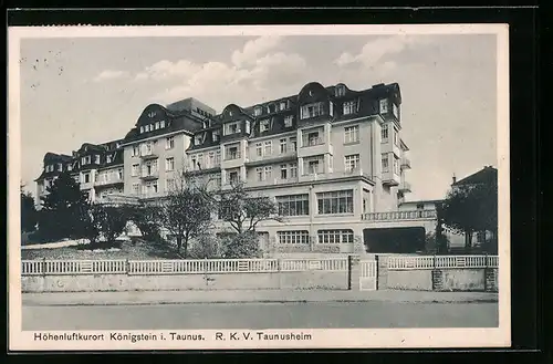 AK Königstein i. Taunus, R. K. V. Taunusheim