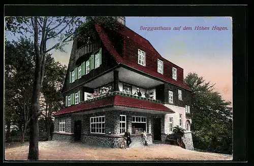 AK Dransfeld, Berggasthaus auf dem Hohen Hagen