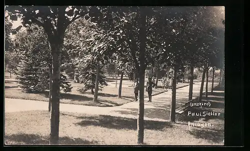 AK Lenzkirch, Partie in den Paul Siebler-Anlagen