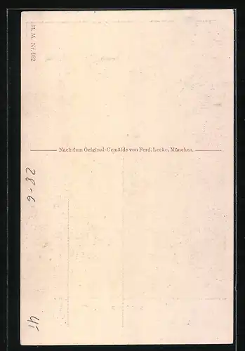 AK Richard Wagner-Zyklus, Der Ring, Siegfried, Mann im Wald