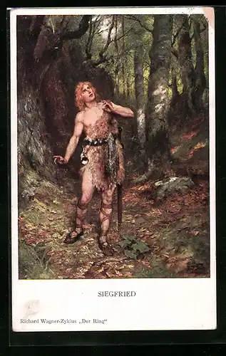 AK Richard Wagner-Zyklus, Der Ring, Siegfried